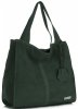 Bőr táska shopper bag Vittoria Gotti palackzöld V501